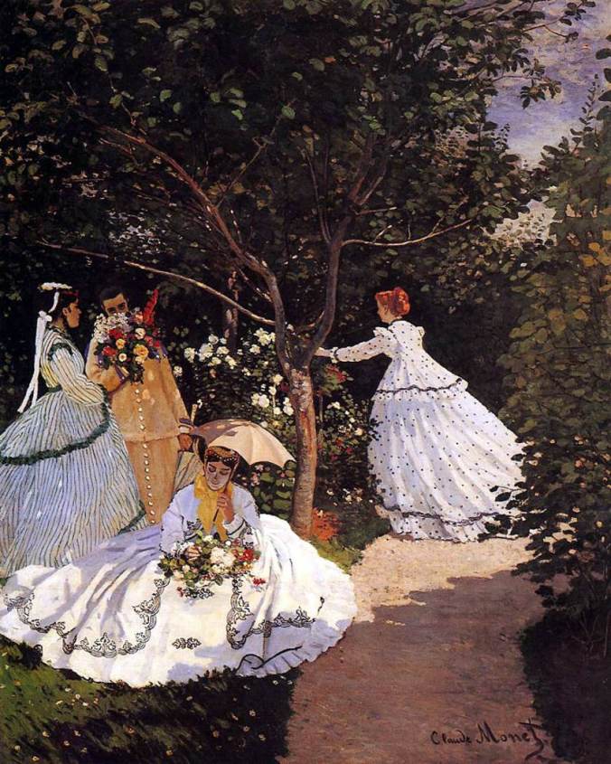 Monet-Femmes au jardin - 1867