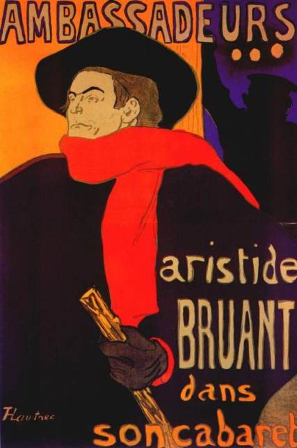 LAUTREC-Aristide Bruant